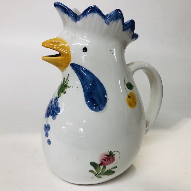 JUG, Handpainted Chicken